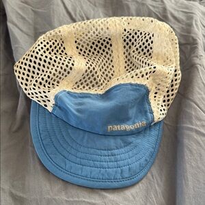 Patagonia duckbill cap blue mens WORN 1x!